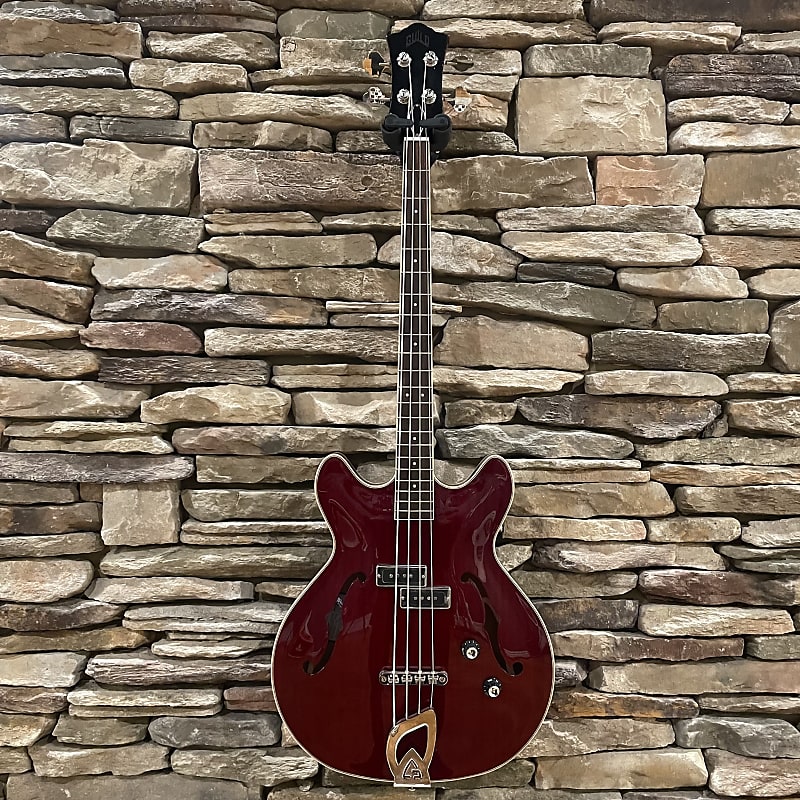 Guild Starfire I Semi Hollow body Short Scale bass - Cherry Red *FLOOR MODEL/DEMO UNIT BLOWOUT* image 1