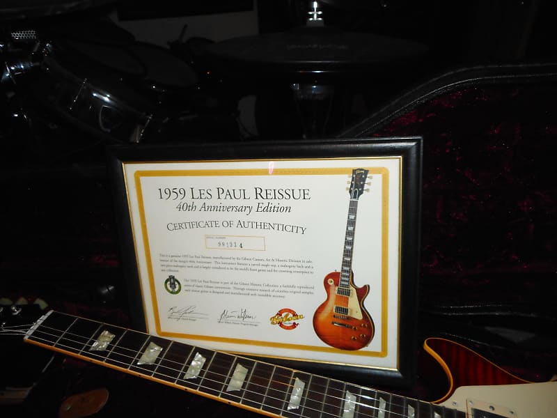 Gibson Custom Shop Historic Collection 40th Anniversary '59 Les Paul  Standard Reissue