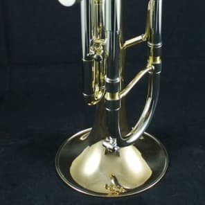 Adams A4 Medium  Large  Bore Trumpet Red  Brass Bell Polished Lacquer:  A-stock image 2
