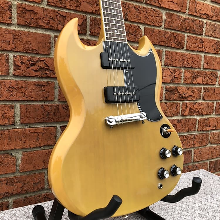 Epiphone SG P90 1961 reissue 50th anniversary 2011 TV Yellow