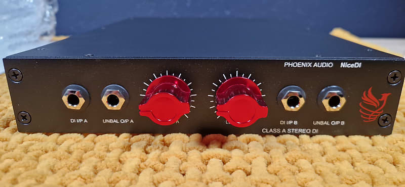 Phoenix Audio Nice DI Class A Stereo Direct Box - Black image 1