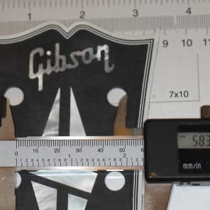 GIBSON HEADSTOCK OVERLAY--Split Diamond-LPC,355,SG-FREE SHIP in USA imagen 5