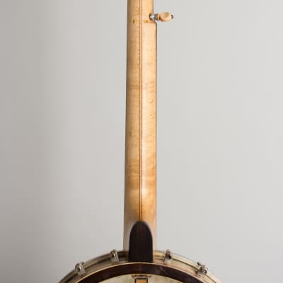 DeWick  5 String Banjo,  c. 1915, original black hard shell case. image 9