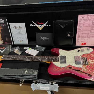 Fender Custom Shop '72 Reissue Telecaster Thinline Relic Pink Paisley for sale
