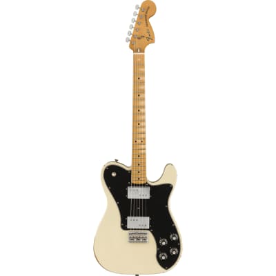 Fender Vintera Road Worn '70s Telecaster Deluxe Guitar - Olympic White image 3