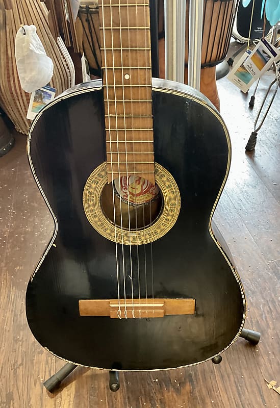 Pedro Navarro Classical Guitar - Black image 1