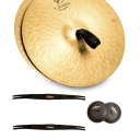 Zildjian 18" K Constantinople Special Selection Medium Heavy Cymbal Pair Concert +Free Pads/Straps