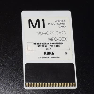Korg MPC-OEX M1 EXM1R Memory Card