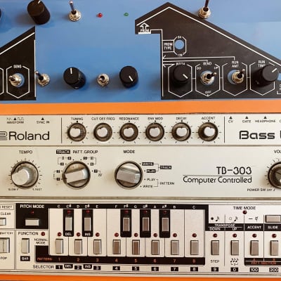 Roland TB-303 Bass Line Synthesizer Module super station ultra rare boosted image 2