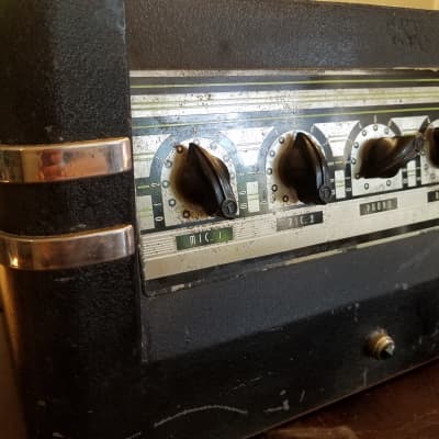 Thordarson T-31W25AX 25 Watt Tube PA Amp 6L6 T31W25AX 1950 - Black wrinkled paint image 5