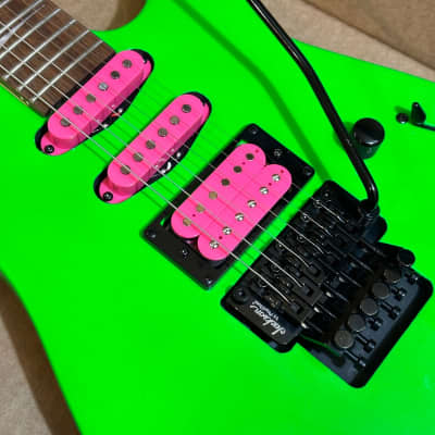 Jackson X Series Dinky DK3XR HSS Neon Green Electric Guitar image 7