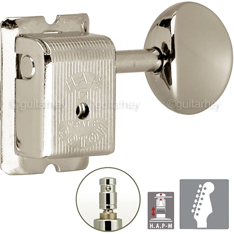 NEW Gotoh SD91-05M HAPM Locking 6-in-line Adjustable Height Vintage Style  NICKEL