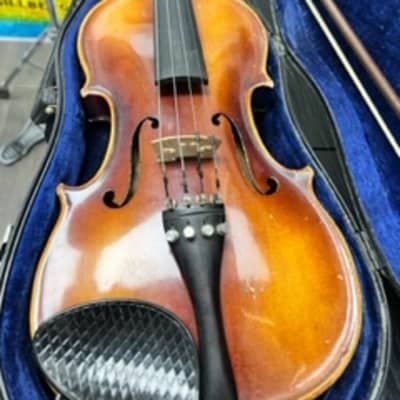 anton schuster vintage violin w/ original case image 4