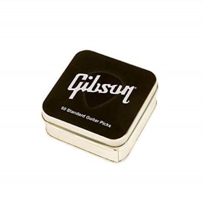 Gibson Standard Pick Tin, 50 Pieces - Heavy image 2