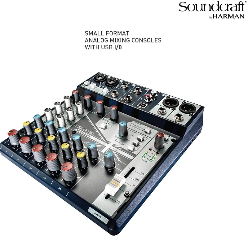 Soundcraft Notepad-8FX Small-Format Analog Mixing NOTEPAD-8FX