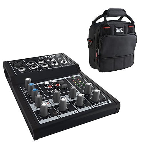 Mackie Mix5 5-Channel Compact Mixer with Padded Nylon Mixer