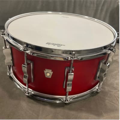 (MINT) Ludwig NeuSonic Snare Drum 6.5x14 Satin Red image 5
