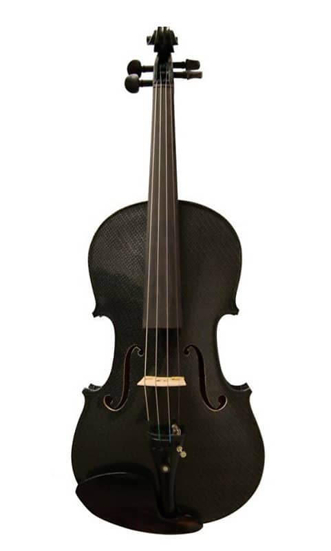 Geneva  Visual Art Electric Violin 4/4 With Case And Bow  Carbon Fiber image 1