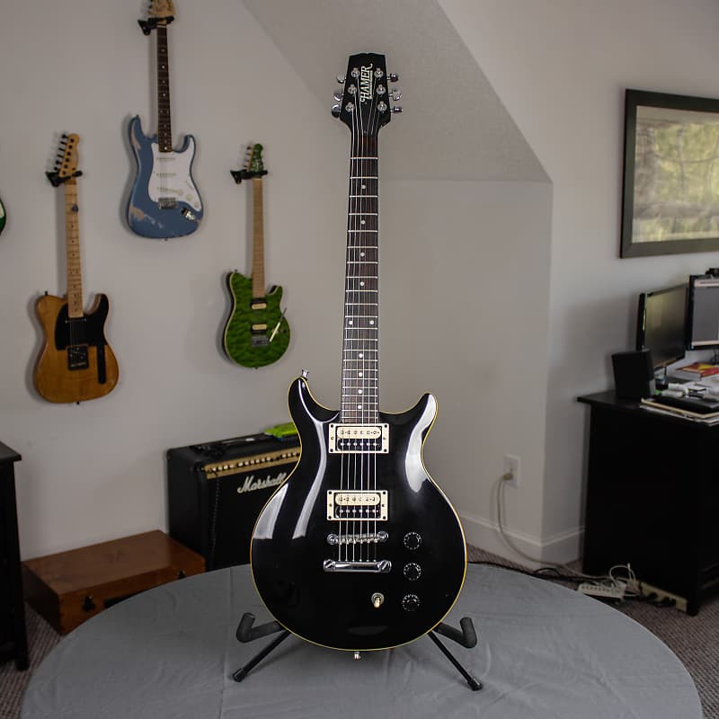 Hamer Slammer Series Archtop 1995 Black | Reverb