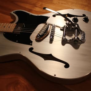 Gronlund Guitars Aluminum Top Custom Single Cutaway. Handcrafted. Bigsby B5. Seymour Duncan Pickups. image 5