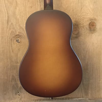 National W-Series Triolian Wood Body 14 Fret Resophonic Guitar w/ OHSC image 11