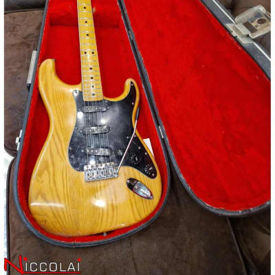 Fender 1979 Stratocaster Maple Natural Refret con Case image 22