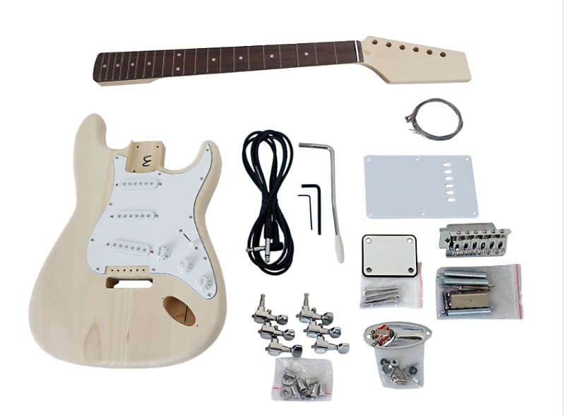 Strat Style Electric Guitar DIY Kit by Budreau Guitars image 1