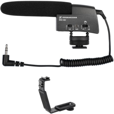 Sennheiser MKE 400 Shotgun Camera Microphone ShockMount &  Wind-shield - Immaculate w/Full Warranty image 4