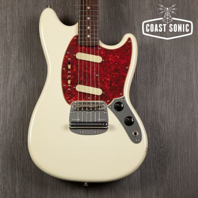 2006 Fender CIJ '65 Mustang Reissue Olympic White MG65 W/ Upgraded Electronics for sale