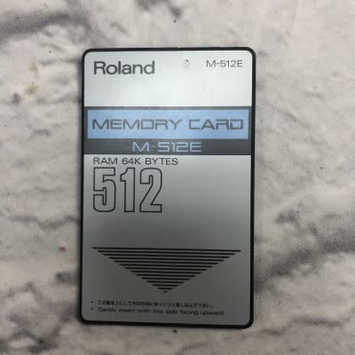 Roland M-512E Memory Card | Reverb
