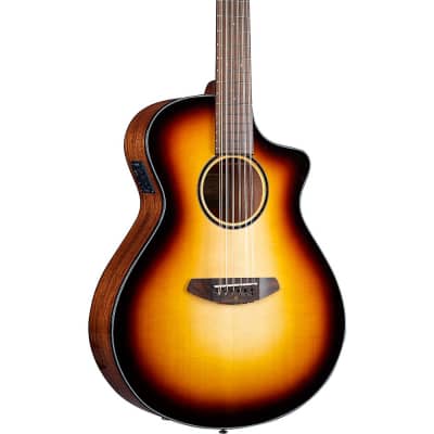 Breedlove Discovery S Concert 12-String CE European Spruce-African Mahogany Acoustic-Electric Guitar Edge Burst for sale