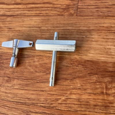 Vintage Ludwig Drum Tuning Key and Rail Consolette Hex Wrench Set image 3