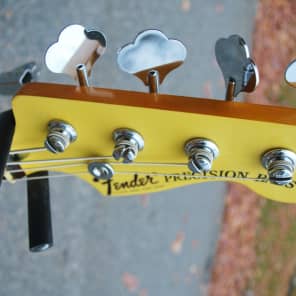 Fender Squier pj Precision Bass 2006 Gibson TV Yellow KUSTOM image 13