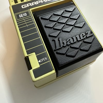 Ibanez GE10 Graphic EQ 1990s - Yellow, Made in Japan image 1