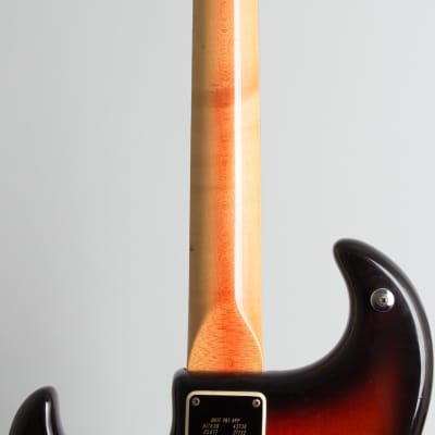 Burns  Jazz Split Sound Solid Body Electric Guitar (1965), ser. #9714, original black hard shell case. image 9