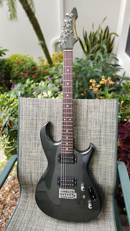Electric Guitar Aria Pro II RS Inazuma-V 1984 Black Made in