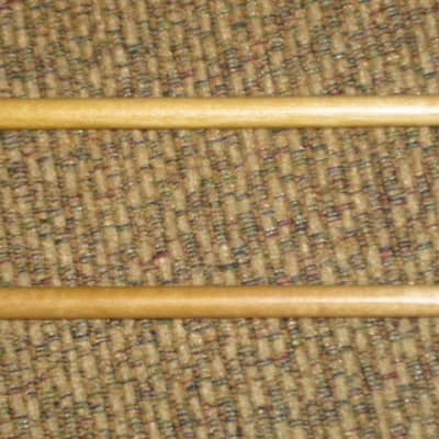 one pair new old stock A+ Mike Balter MB10AB (10AB) Hard Keyboard Mallets, 7/8" phenolic (plastic) round HEADS and natural birch HANDLES - mid to late 1990s (+ packaging) Unwound Series image 18