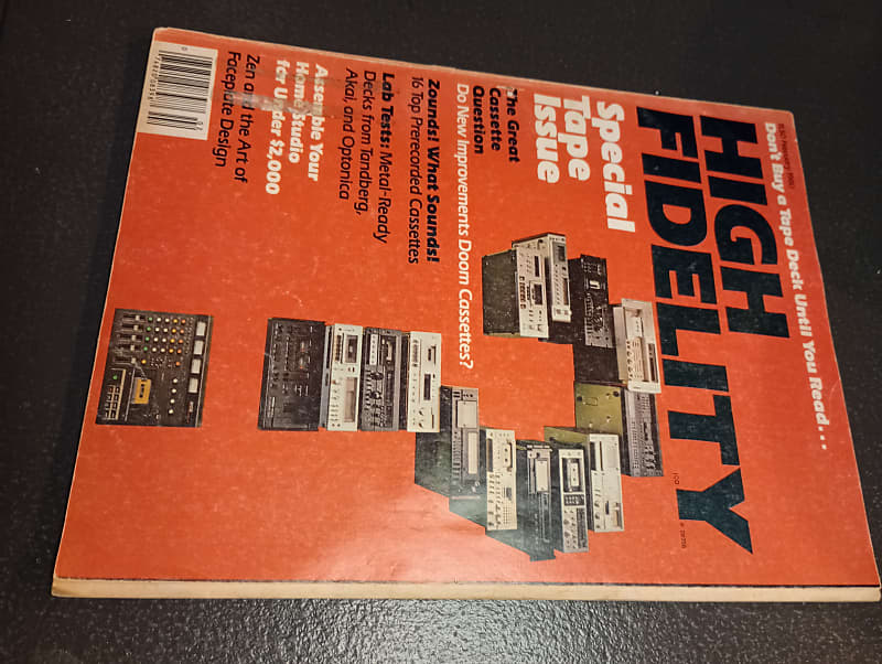 High Fidelity High Fidelity February 1980! Like New! 1980 - Red  			