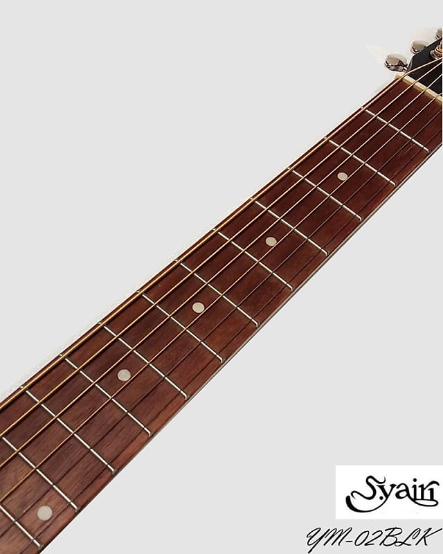 S.yairi YM-02 BLK mahogany Mini acoustic guitar Satin / Black