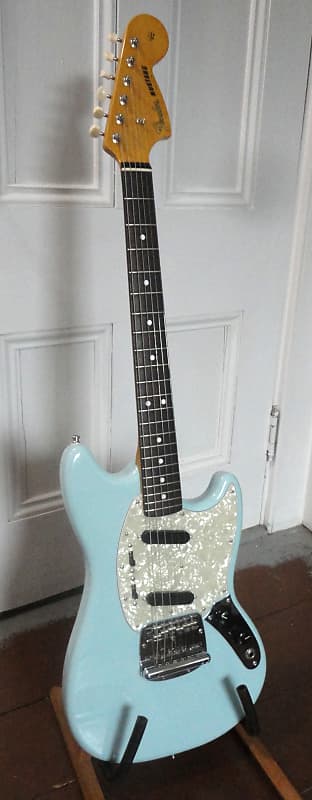 ギター FENDER JAPAN MUSTANG MG69 MIJ Fender Japan MG69 Mustang Sonic Blue (Dimarzio Super