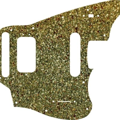 WD Custom Pickguard For Fender 2018-Present Made In Mexico Player Series Jaguar #60GS Gold Sparkle
