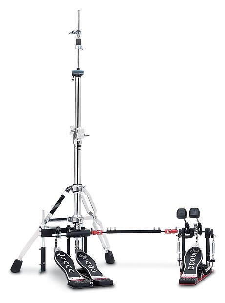 DW DWCP5520 5000 Series Heavy Duty Double-Braced 2 Leg Hi-Hat/Cowbell Combo Stand image 1