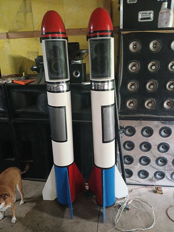 3 WAY SPEAKERS PMR ROCK-IT 8&quot; Hi Fi Speakers CROSSOVERS INCLUDED  			