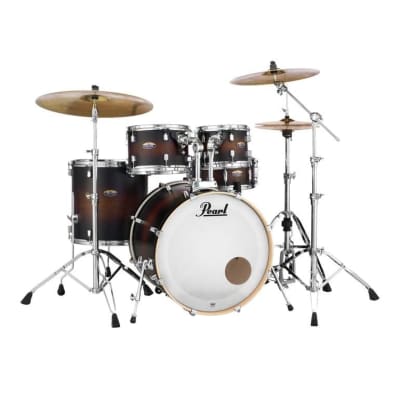 Pearl Decade Maple 5pc Drum Set w/20BD Satin Brown Burst image 1