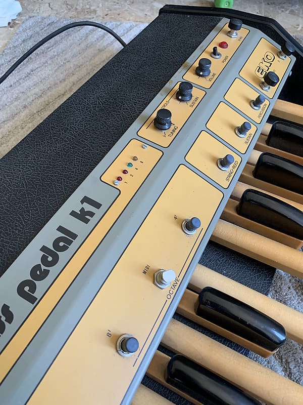 Vintage Eko K1 bass pedal MIDI controller 70’s Reverb