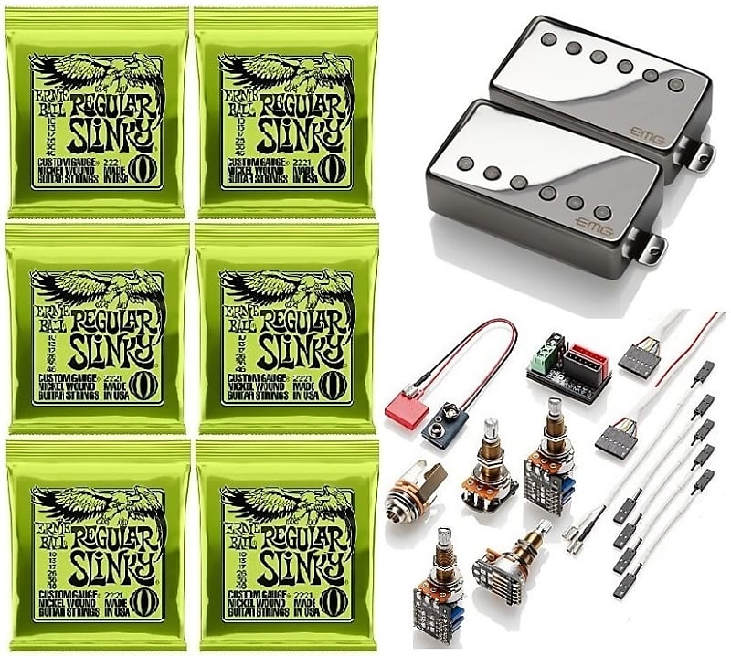 Emg Tw Tw Chrome Tw Dual Mode Set Standard Spaced Long Reverb