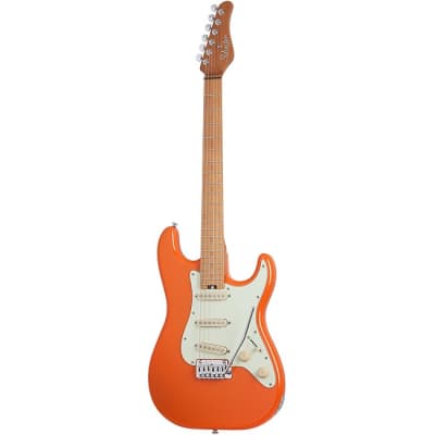 Schecter SCHECTER Nick Johnston Traditional SSS AOR Signature E-Gitarre, atomic orange for sale