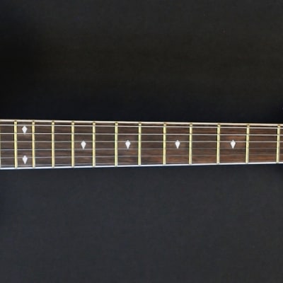 Bootlegger Guitar DeVille Archtop Hollow Body Red Burst OHSC Case image 8