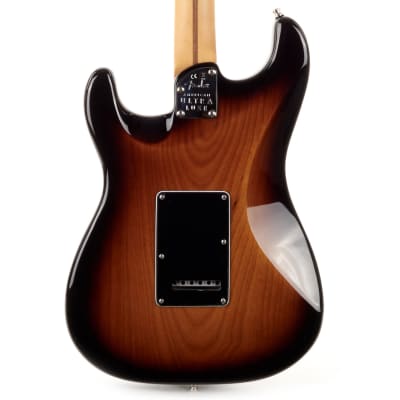 Fender American Ultra Luxe Stratocaster Maple 2-Color Sunburst image 3