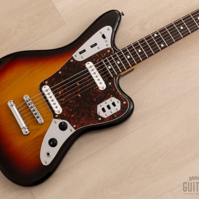 2004 Fender Jaguar Baritone Custom Offset Guitar Sunburst Near-Mint, Japan CIJ, Jim Root Owned for sale